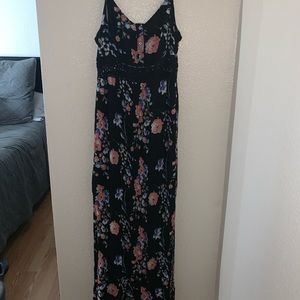 Black Maxi Dress With Two Slits
